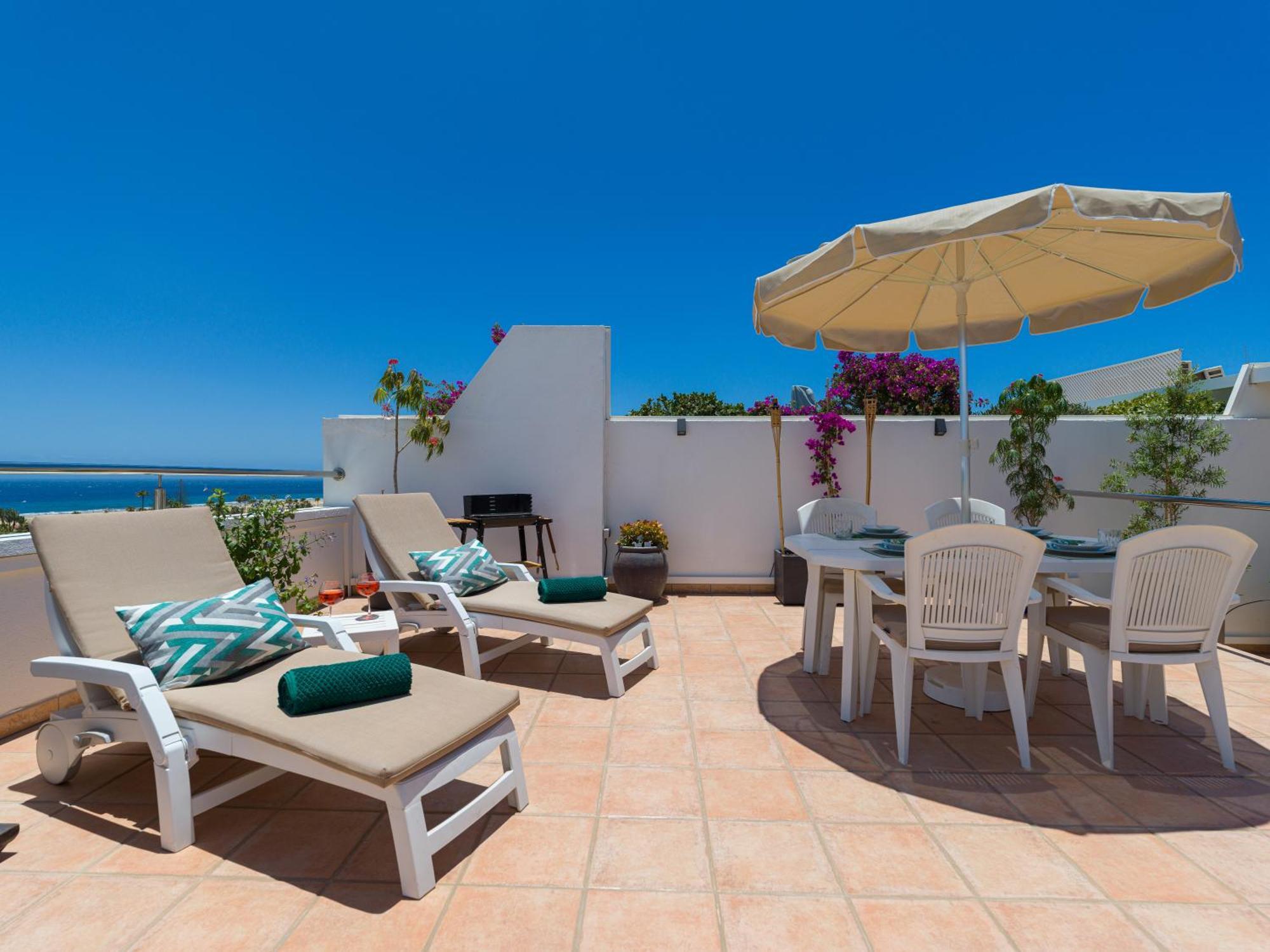 Casa Lex I Ocean & Sunrise Panorama I Steps From Dunes And Beach I Private 50 Sqm Terrace I Pool マスパロマス エクステリア 写真