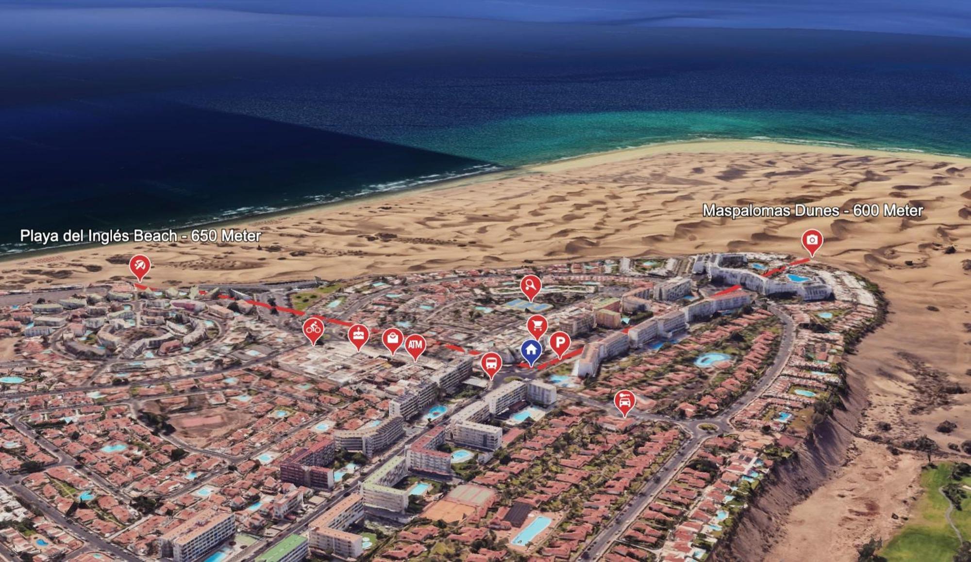 Casa Lex I Ocean & Sunrise Panorama I Steps From Dunes And Beach I Private 50 Sqm Terrace I Pool マスパロマス エクステリア 写真